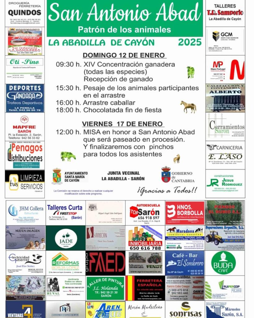 San Antonio Abad La Abadilla de Cayón 2025