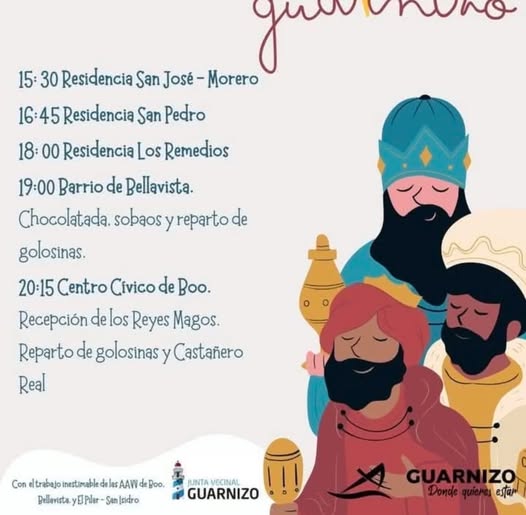 Cabalgata Reyes Magos Guarnizo 2025