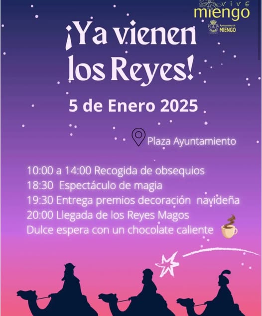 Cabalgata Reyes Magos Miengo 2025