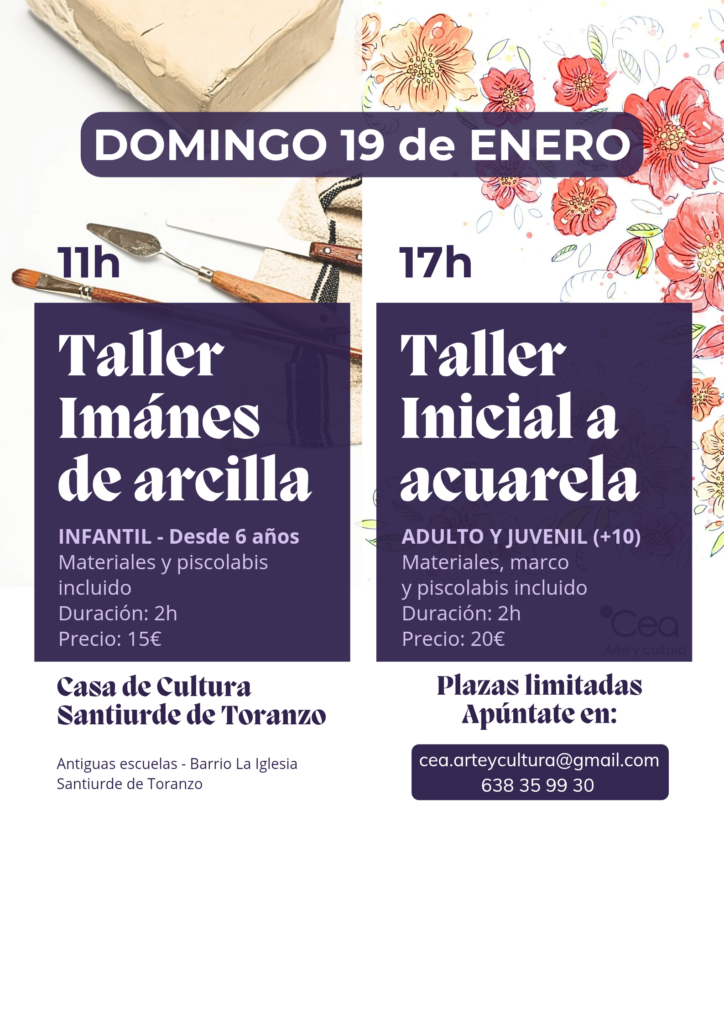 Talleres artísticos en Santiurde de Toranzo