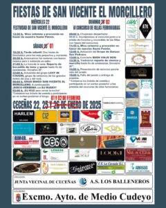 Fiesta San Vicente El Morcillero 2025