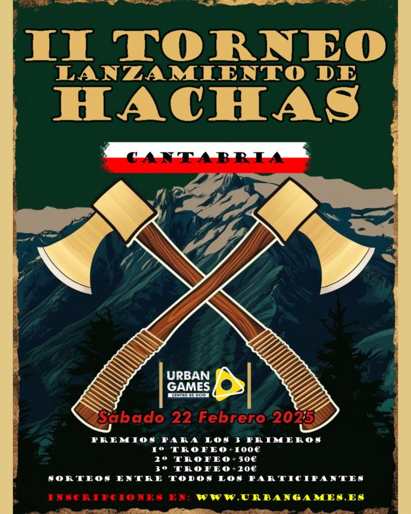II GRAN TORNEO LANZAMIENTO DE HACHAS