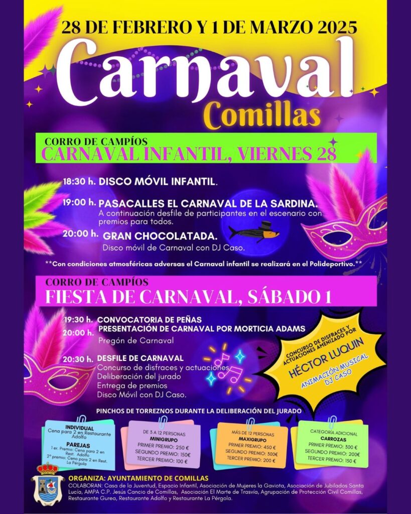 Fiesta de Carnaval Comillas 2025
