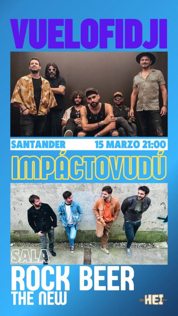 Concierto Doble Impacto Vudú – Vuelo Fidji
