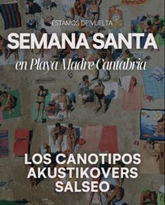 Conciertos Playa Madre Abril 2025