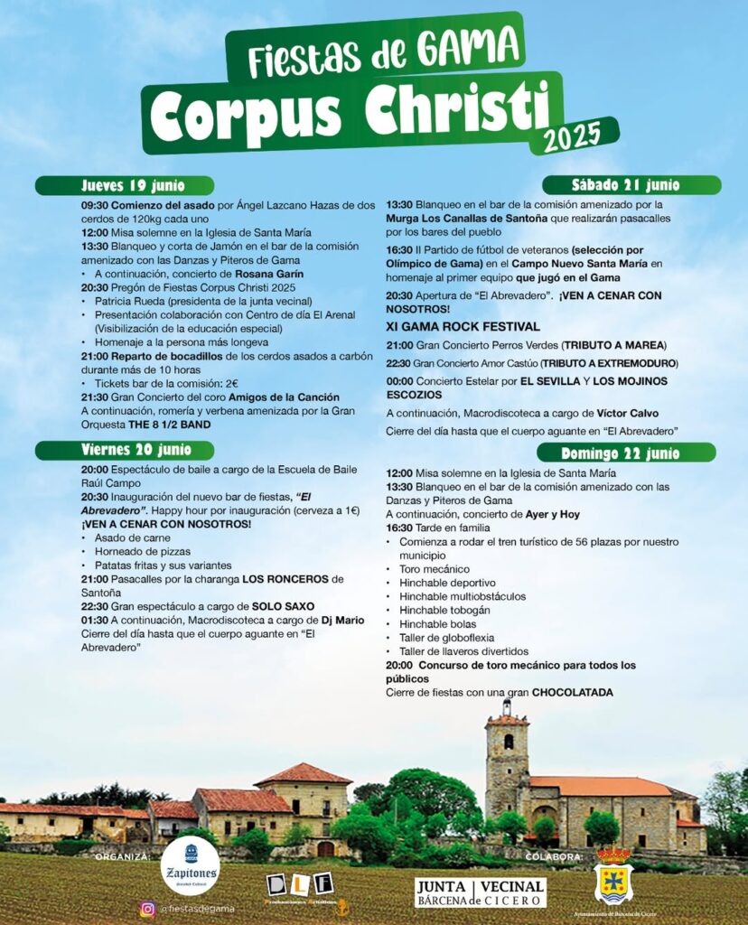 Fiestas de Gama Corpus Christi 2025