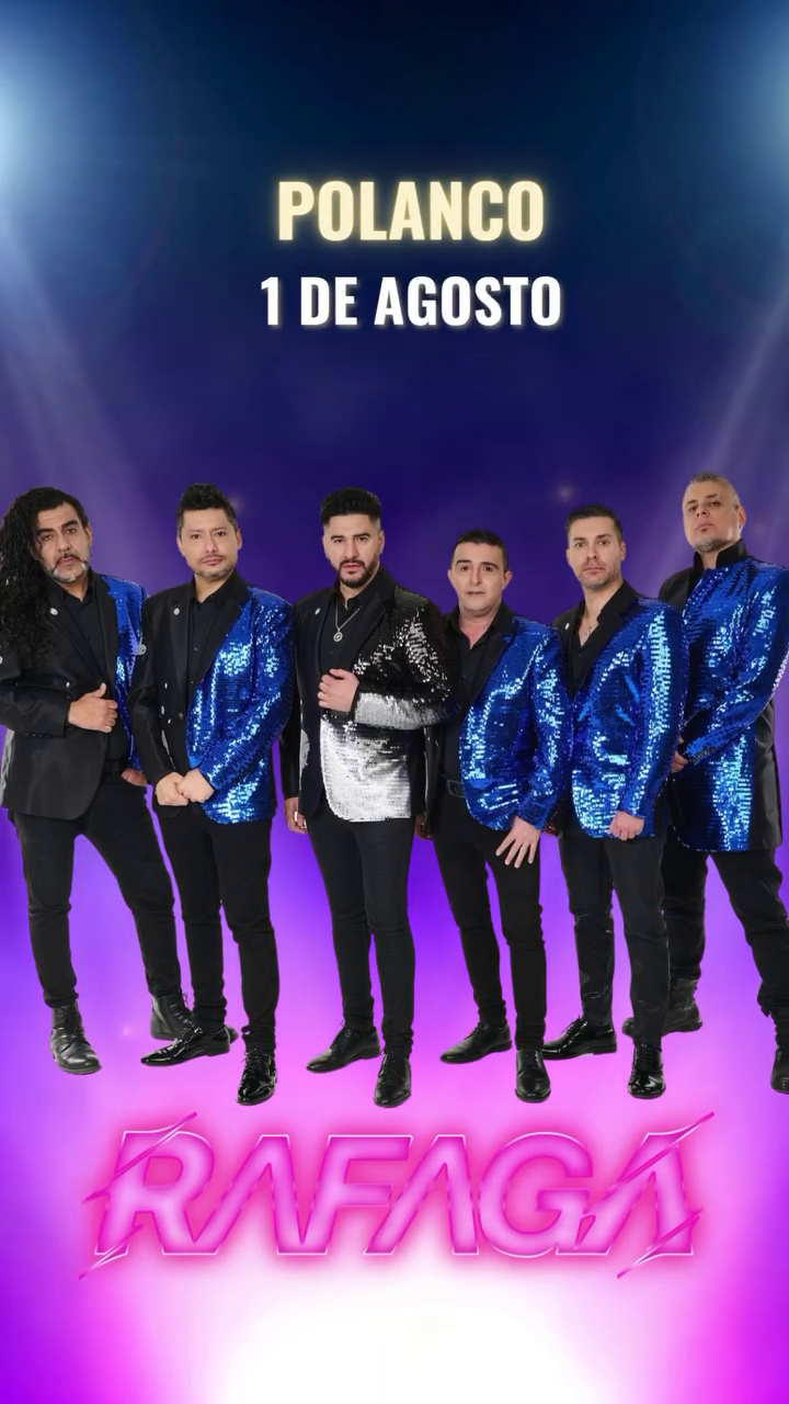 Concierto Grupo Ráfaga Polanco 2025