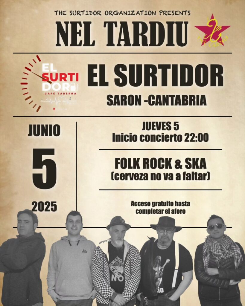 Concierto Nel Tardiu 5 Junio