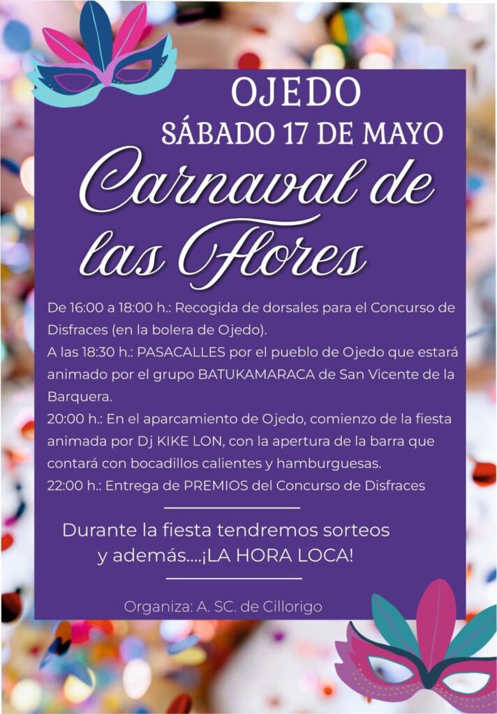 Carnaval de Flores Ojedo 2025