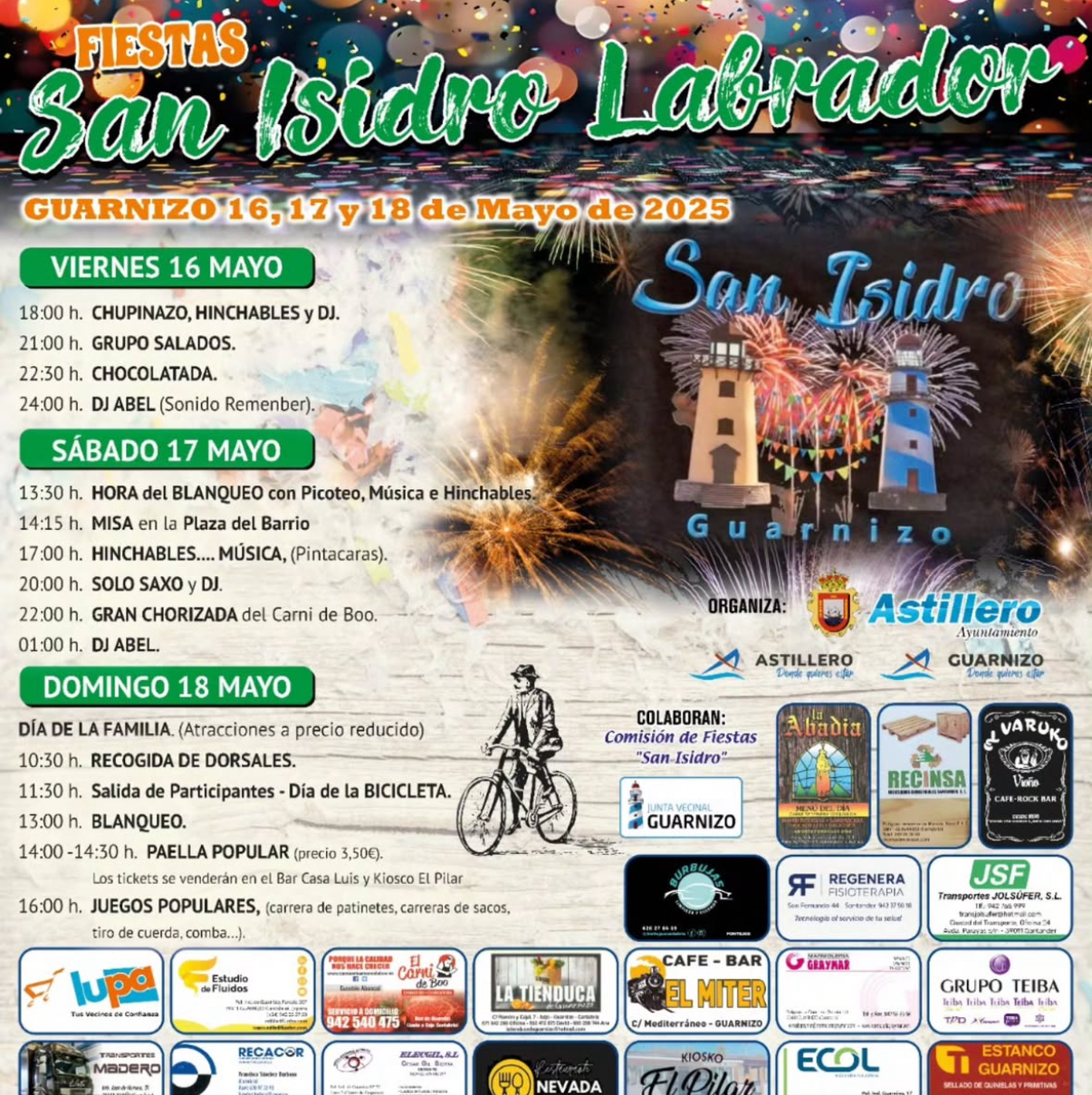 Fiestas San Isidro Labrador Guarnizo 2025