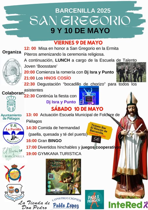 Fiestas de San Gregorio Barcenilla 2025
