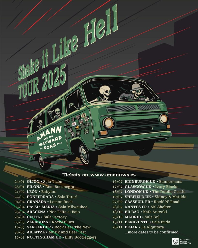 Concierto AMANN & THE WAYWARD SONS Santander 2025