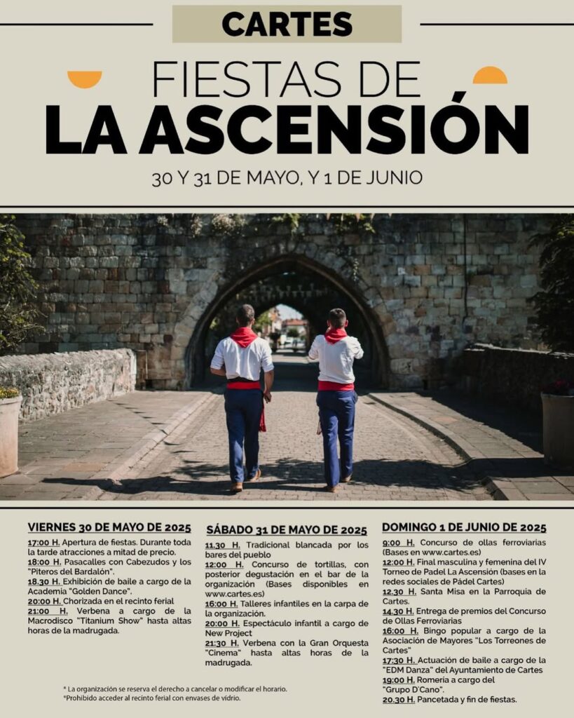 Fiestas de la Ascensión Cartes 2025