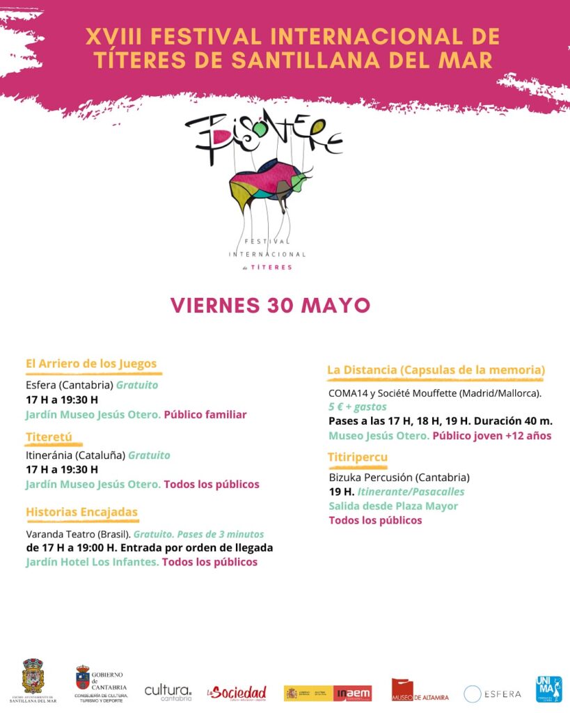 XVIII Festival Internacional de Títeres de Santillana del Mar