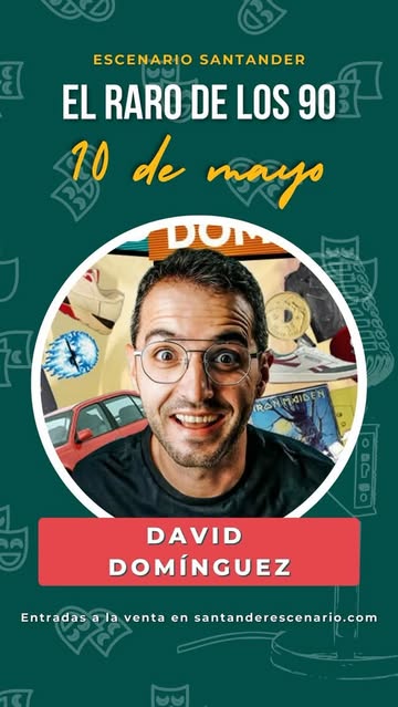Show El Raro de los 90 David Dominguez