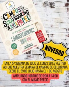 CAMPUS DE SCRAPBOOKING & ARTE EN PAPEL