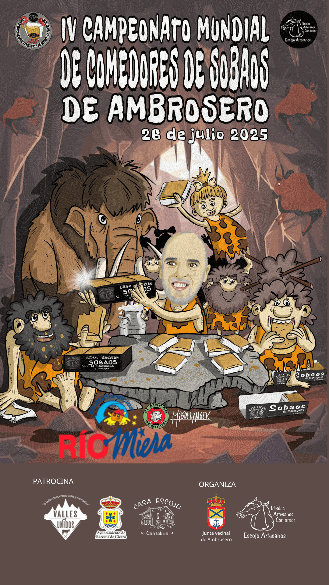 IV Campeonato Mundial de Comedores de Sobaos Ambrosero 2025