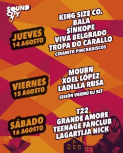 Torrelavega Soundcity 2025 – Cartel Horarios Información