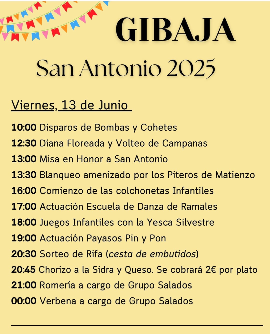 San Antonio Gibaja 2025