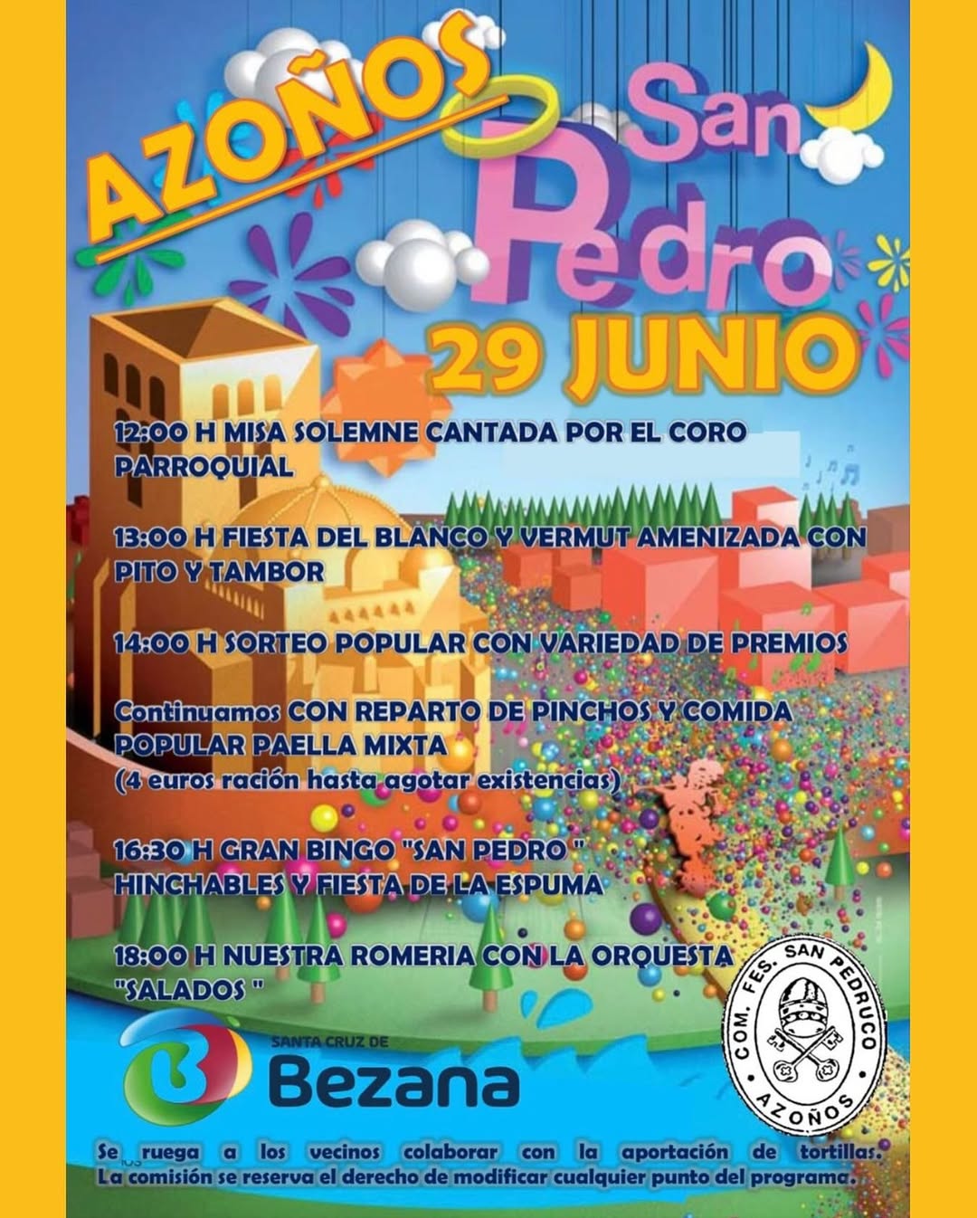 Fiestas de San Pedro Azoños 2025