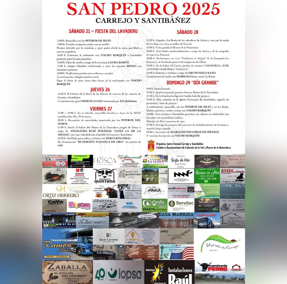Fiestas de Carrejo y Santibañez 2025