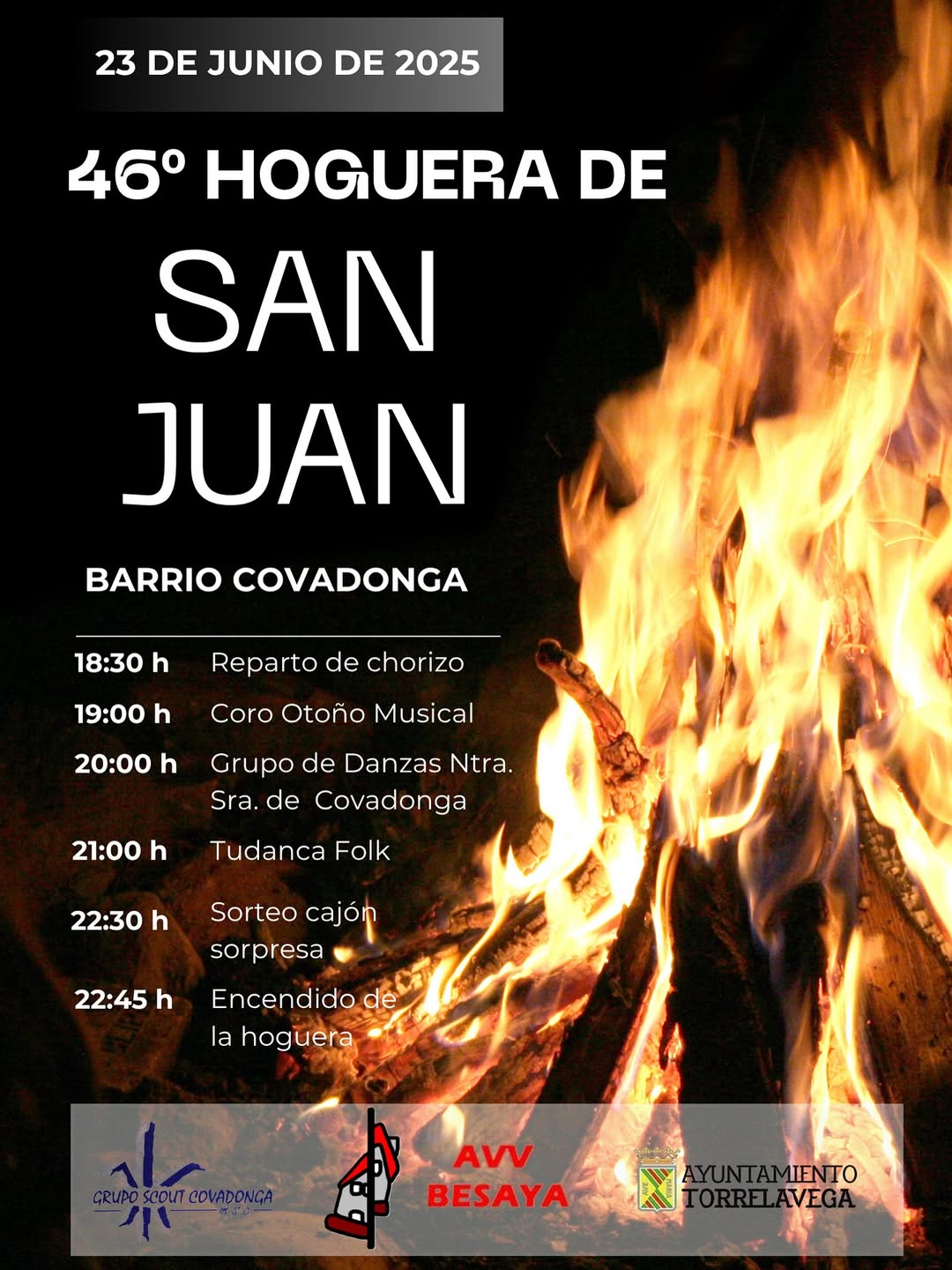 46 Hoguera de San Juan Barrio Covadonga 2025