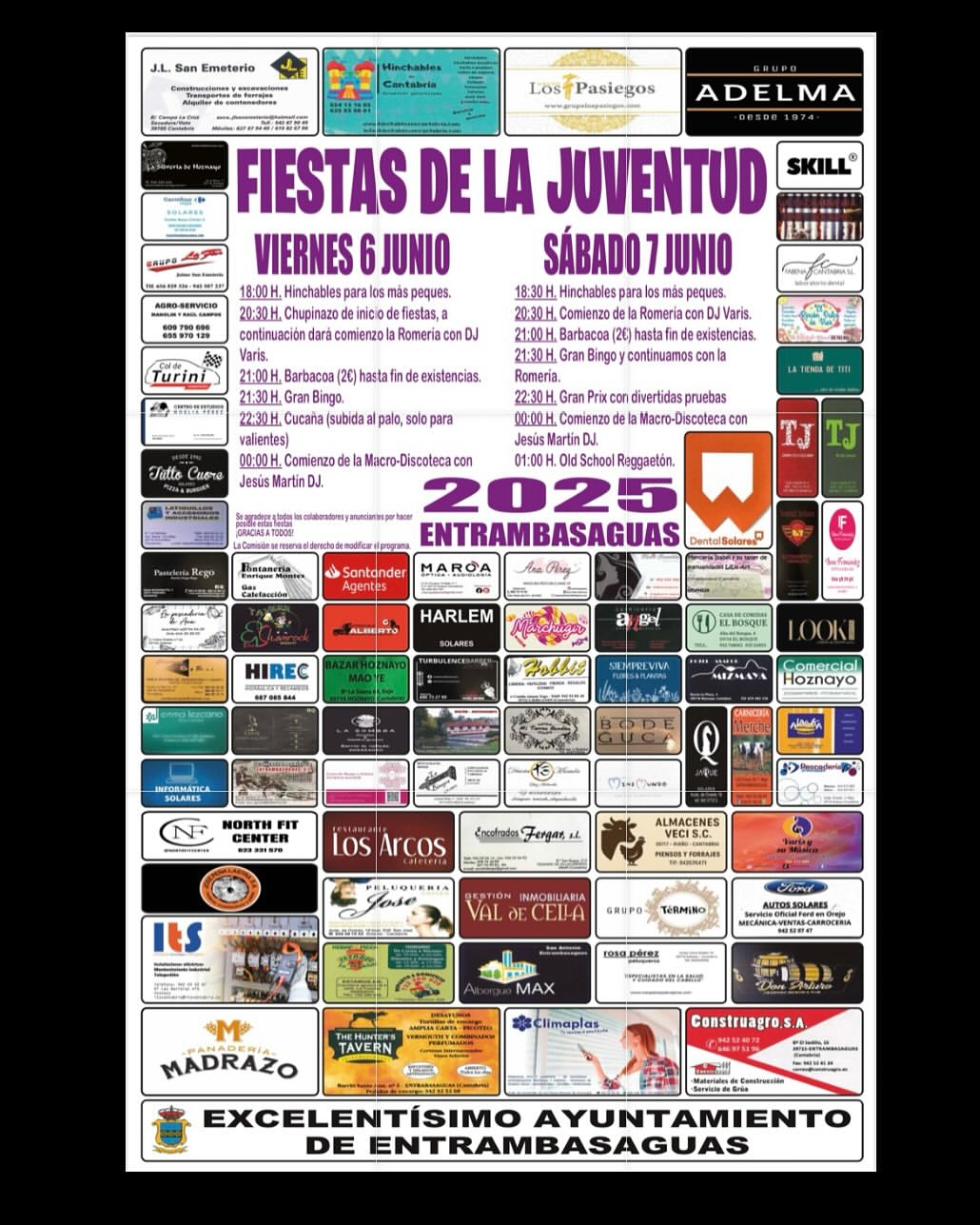 LA FIESTA DE LA JUVENTUD Entrambasaguas 2025