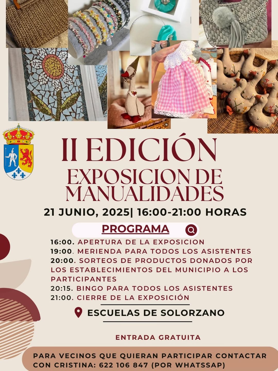 Exposición de Manualidades de Solorzano 2025