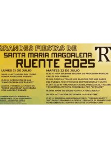 Santa María Magdalena Ruente 2025