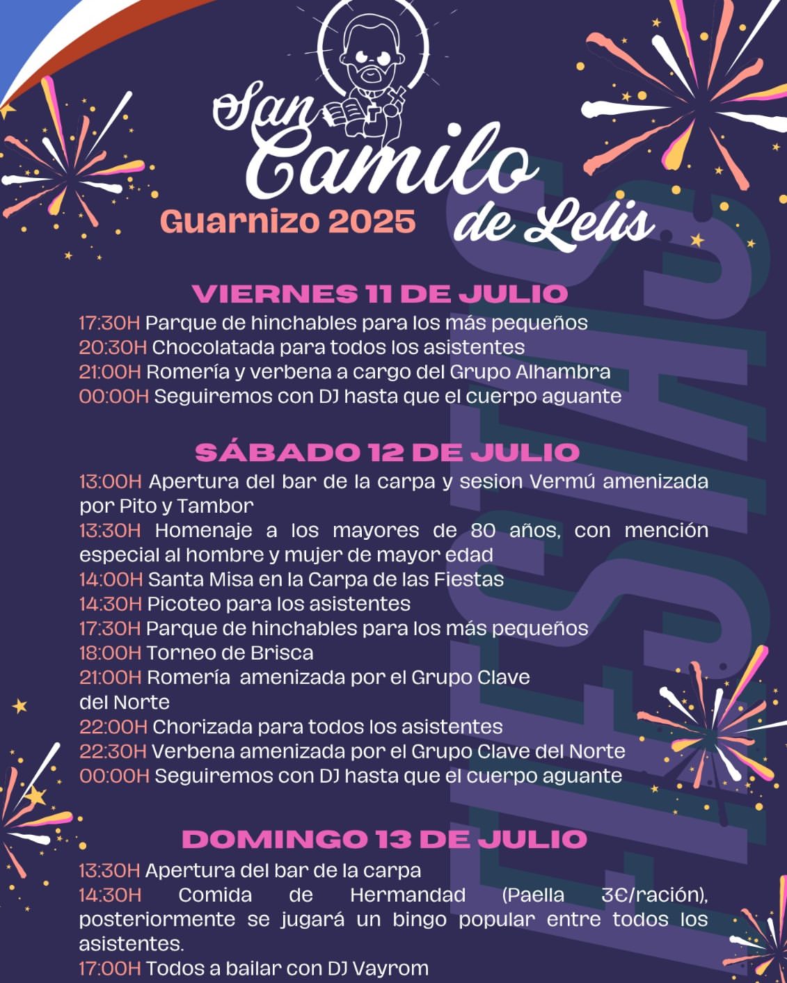 San Camilo de Lelis 2025