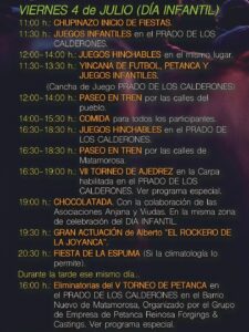 Fiestas Matamorosa 2025