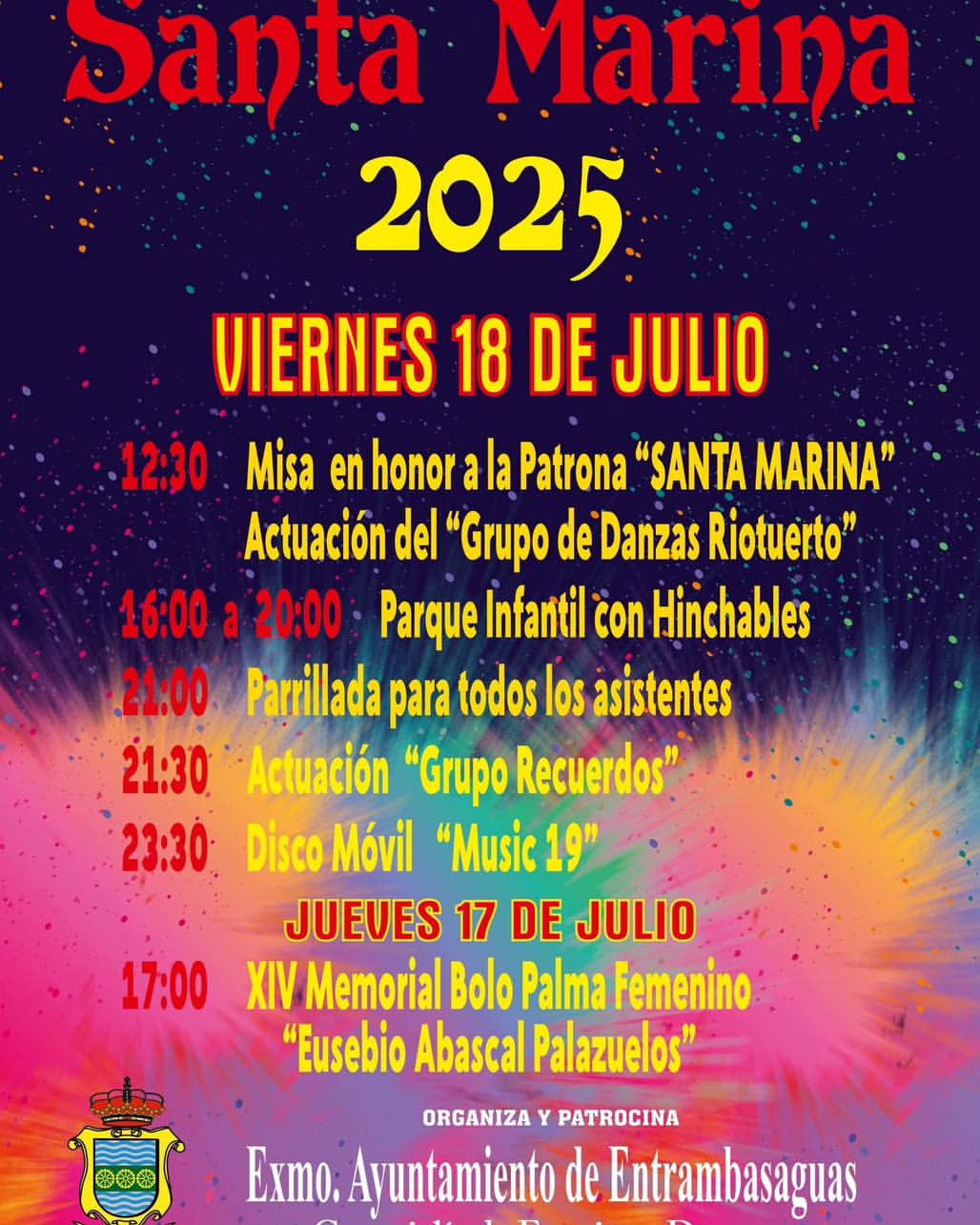 Fiestas de Santa Marina Entrambasaguas 2025