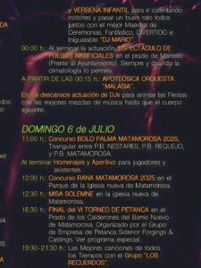 Fiestas Matamorosa 2025