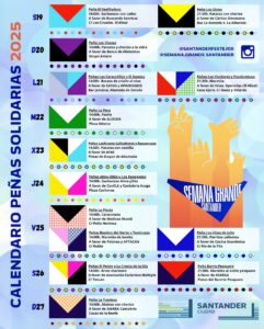 Peñas Solidarias Semana Grande Santander 2025