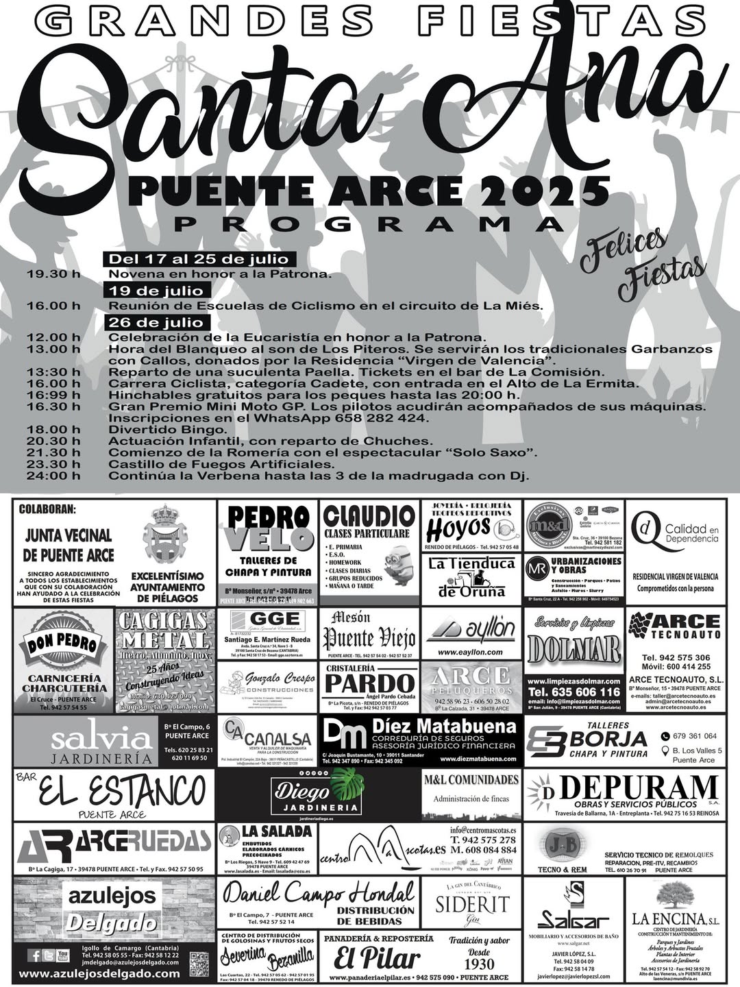 Grandes Fiestas de Santa Ana Puente Arce 2025