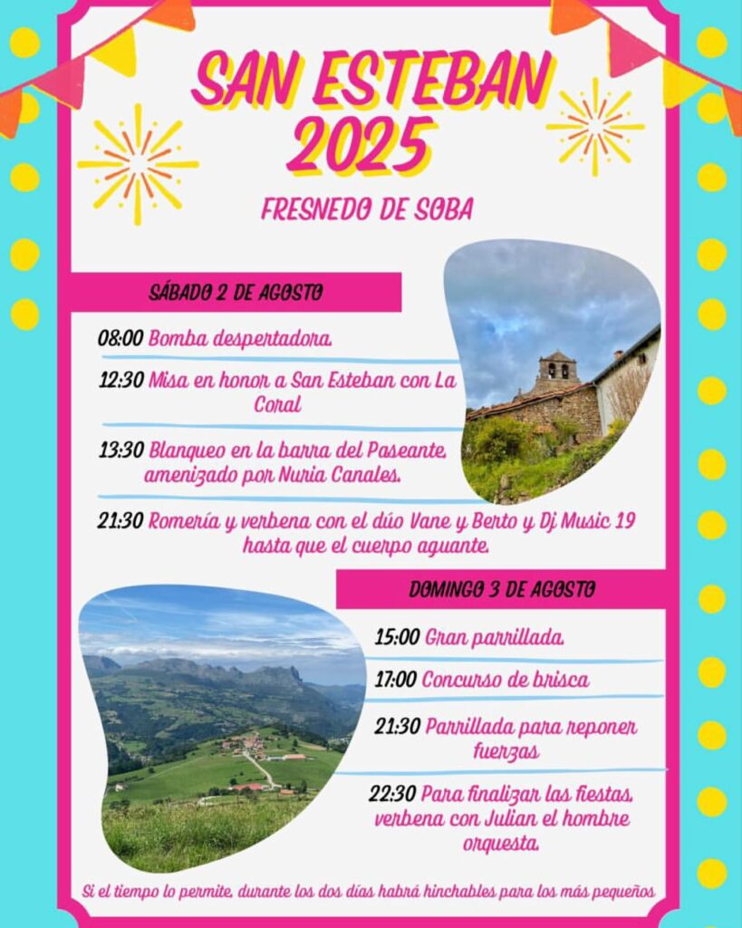 San Esteban Fresnedo de Soba 2025