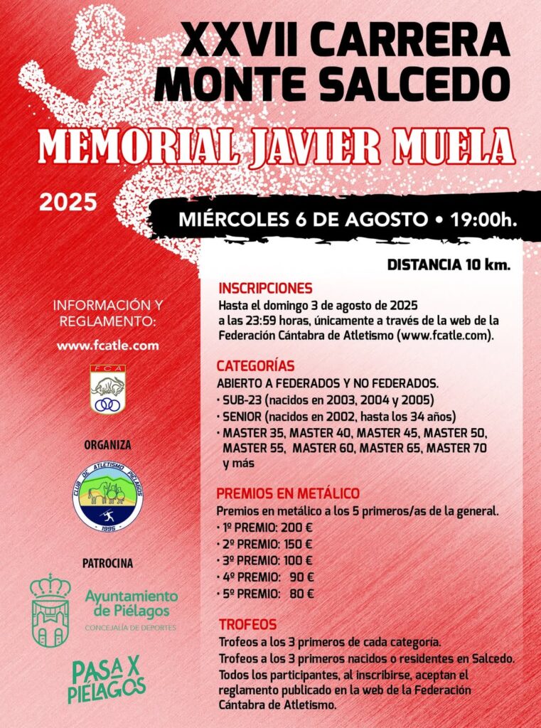 XXVII Carrera Monte Salcedo – Memorial Javier Muela