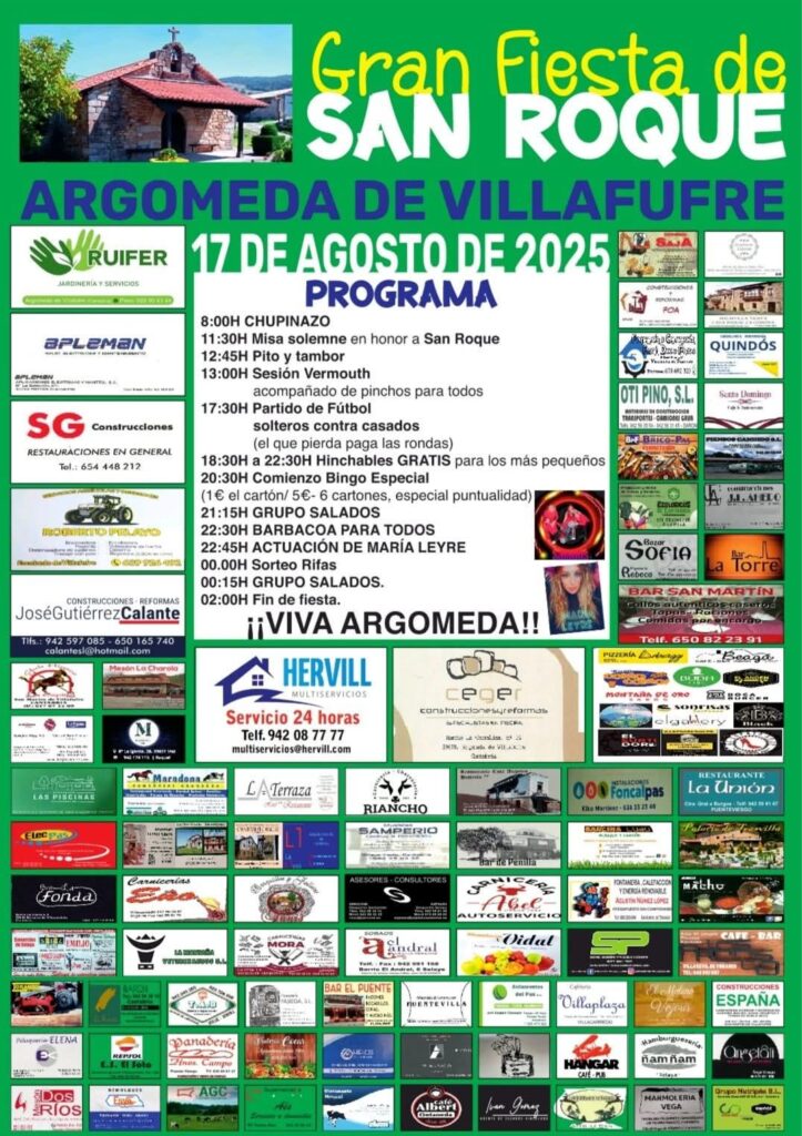 Gran Fiesta de San Roque Argomeda de Villafufre