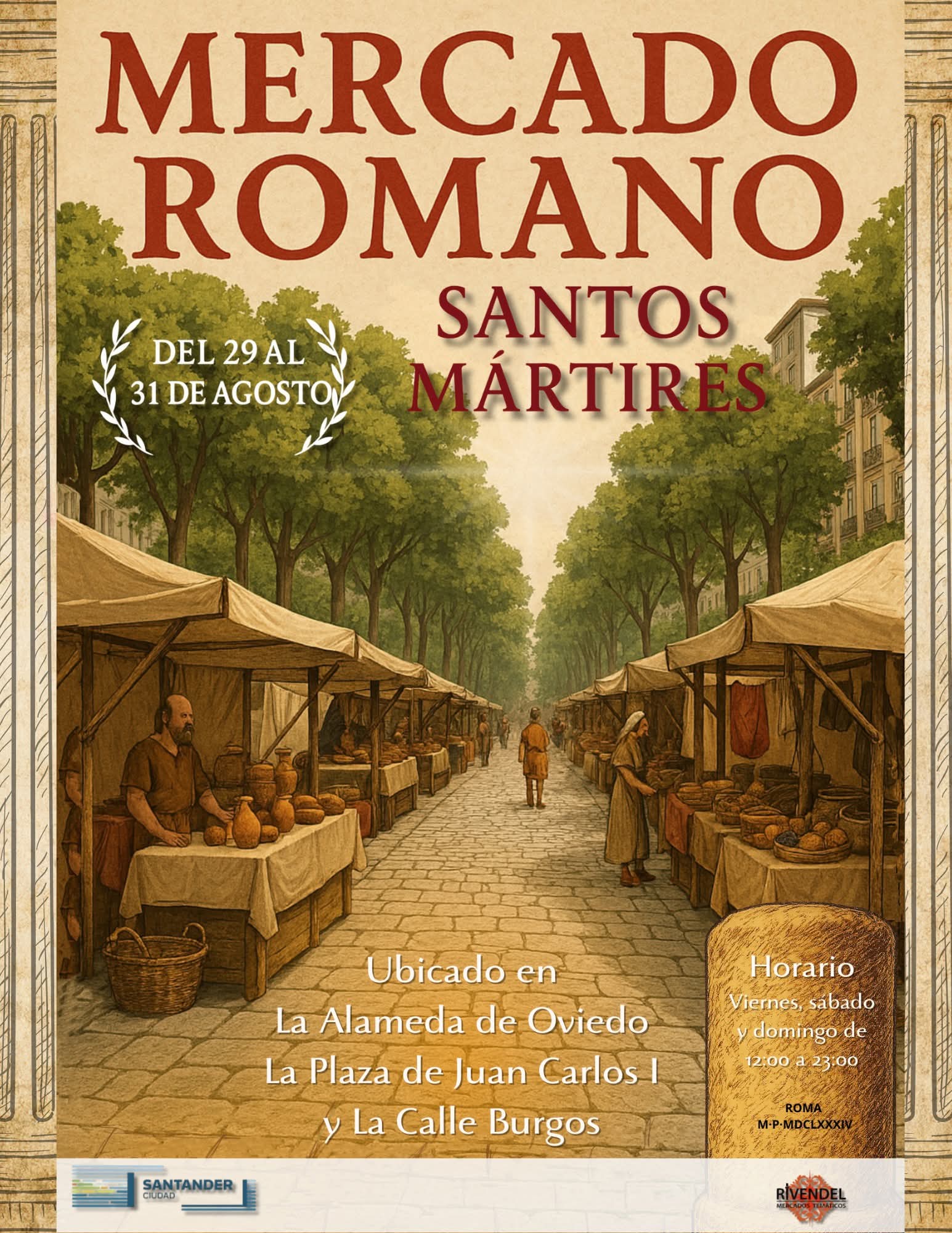 Mercado Romano Santos Mártires Santander 2025