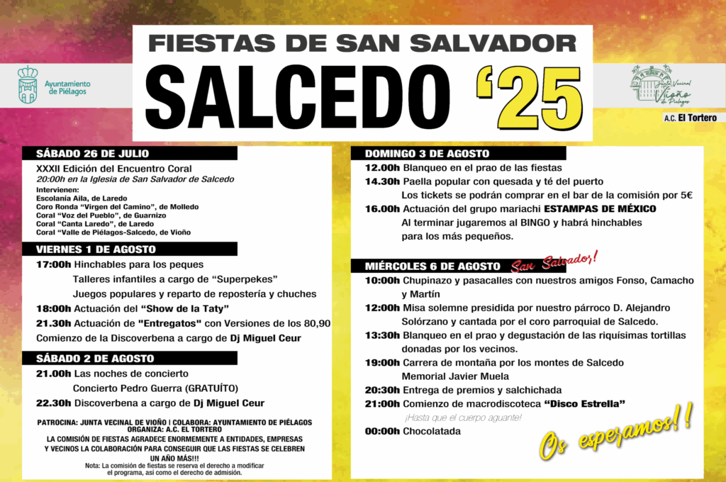 Fiestas San Salvador Salcedo de Piélagos