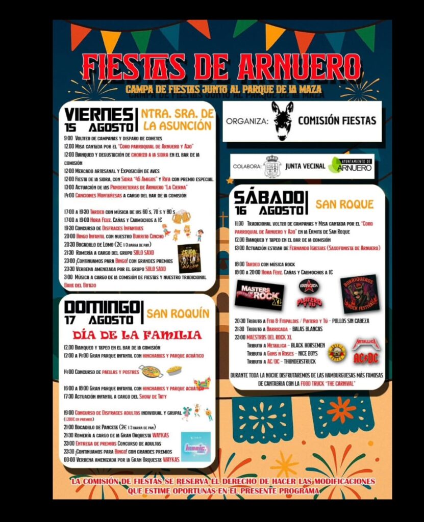 Fiestas de Arnuero 2025