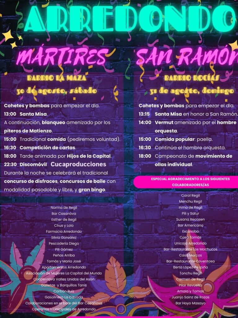 San Ramón Mártires Arredondo 2025