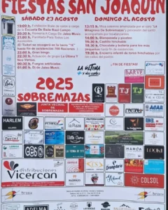Fiestas de San Joaquín Sobremazas 2025