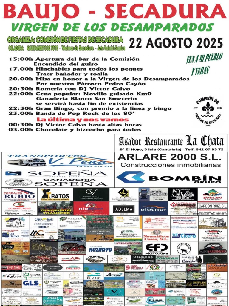 Fiestas de Baujo 2025