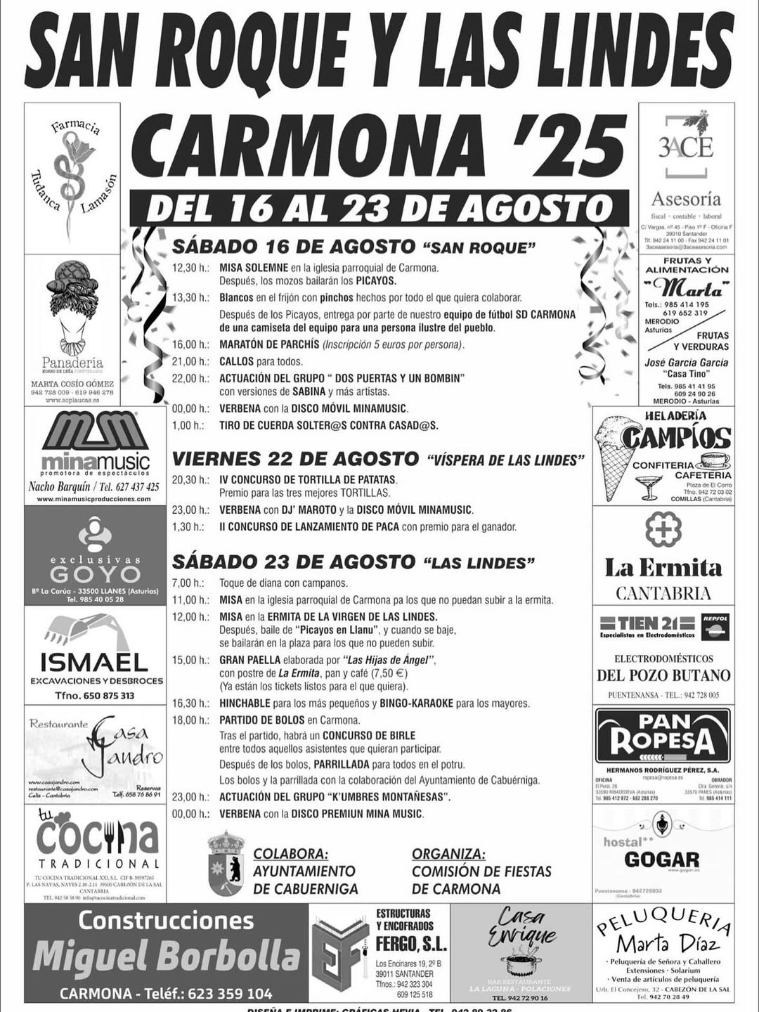 San Roque y las Lindes Carmona 2025