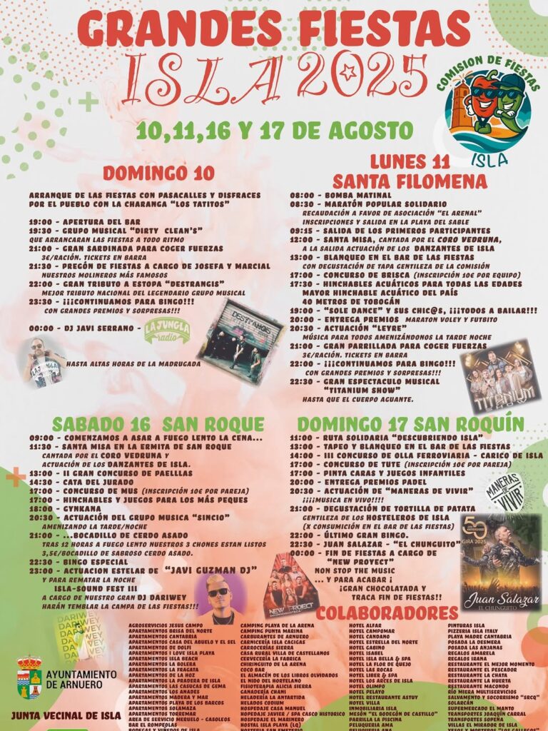 Grandes Fiestas de Isla 2025
