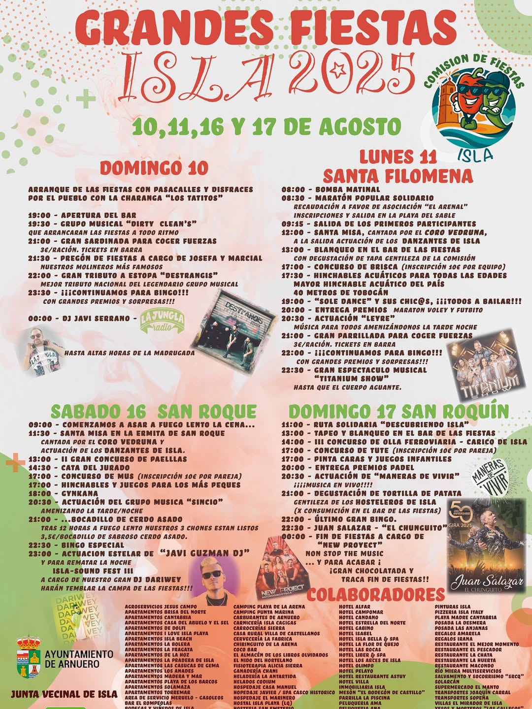 Grandes Fiestas de Isla 2025