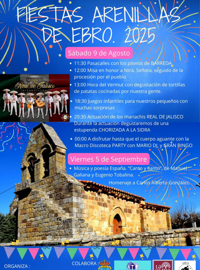 Fiestas Arenillas de Ebro 2025