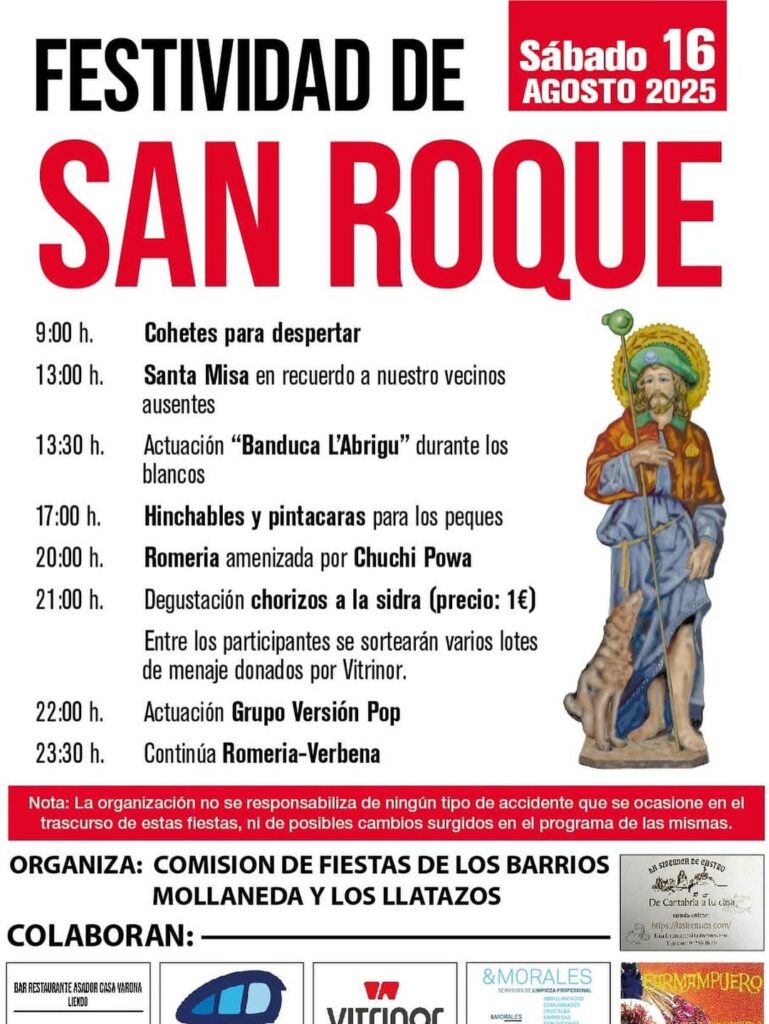 Festividad de San Roque Liendo 2025