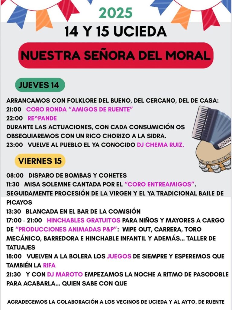 Nuestra Señora del Moral Ucieda 2025